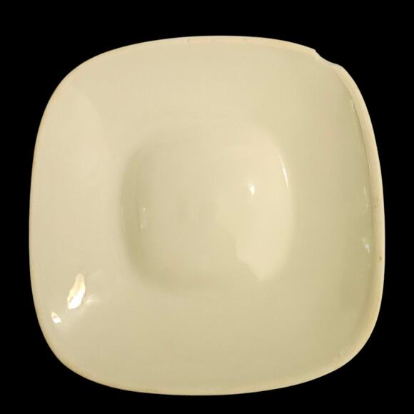 Omega Ceramic Casserole Dish w/ Lid & Wicker Basket Fruit Pattern 7" Small Chip - Picture 6 of 8